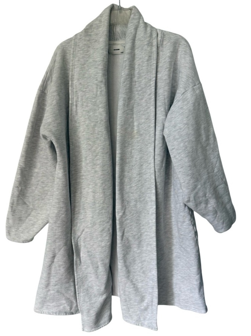 Joah Brown Oversized Open Cardigan One Size   Gray - Picture 2 of 5